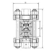 H72H高壓氣止回閥結(jié)構(gòu)圖