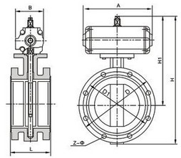 D641F46氣動全襯氟蝶閥